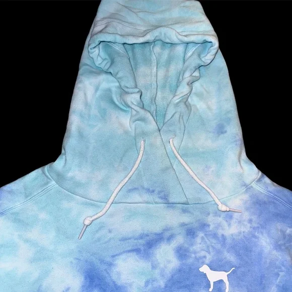 Victoria’s Secret PINK Hooded Sweatshirt Tie Dye Size XS - Picture 3 of 10